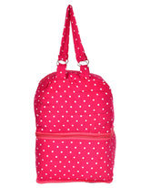 Heart Home Dot Printed Everday Use Women Bag for Travel: Shopping: School: Work (Pink)-50HH01144